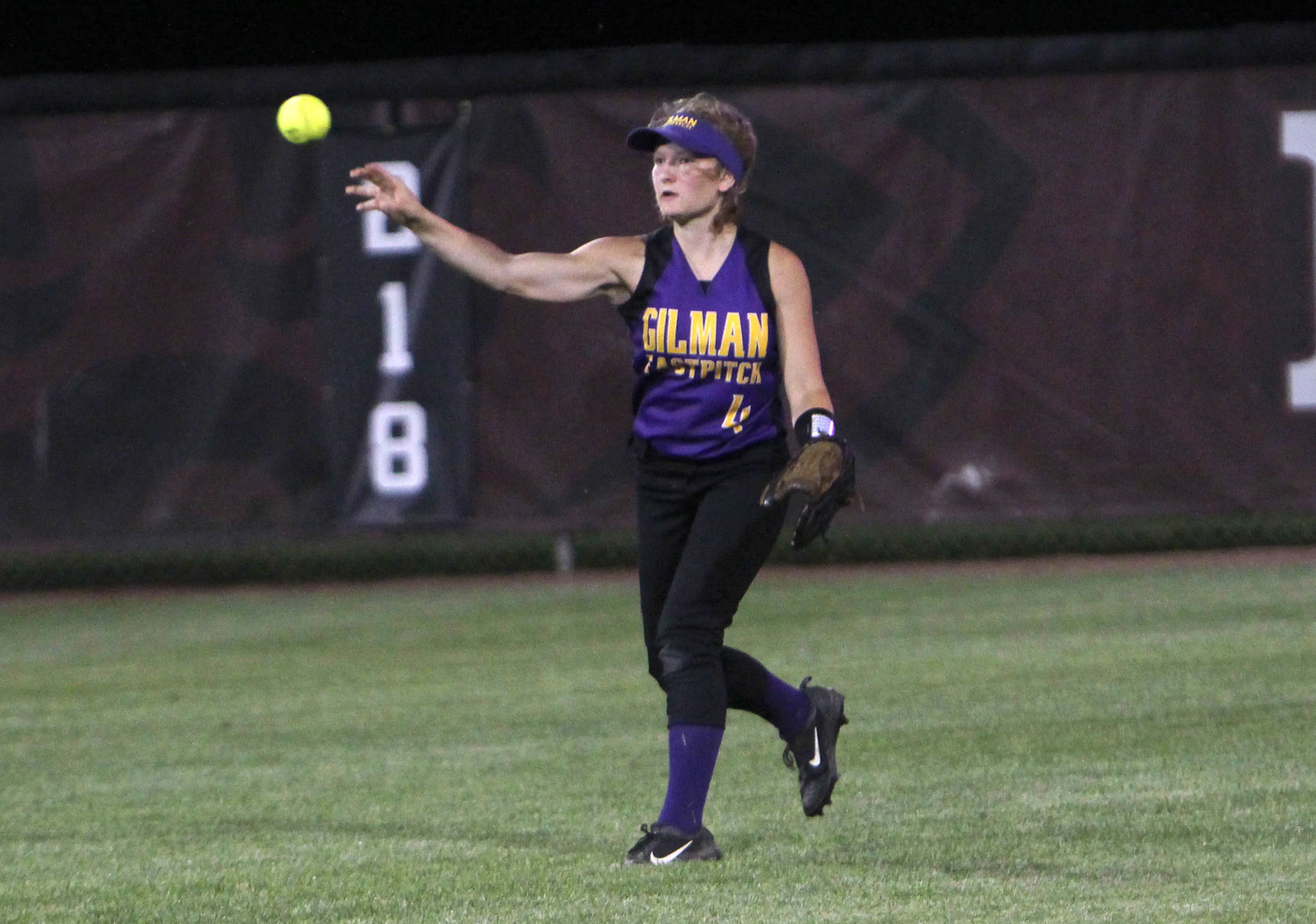 Gilman vs Blair-Taylor softball at Division 5 state semifinals 6-6-19